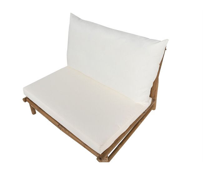 Beliani Conjunto longue TODI Blanco/ Beige