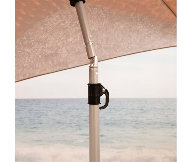 Aktive Sombrilla playa inclinable estrella de mar UV40 c/funda Verde