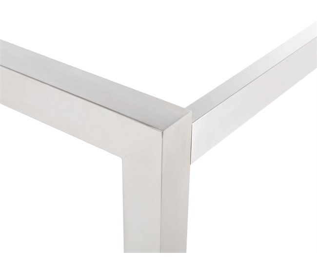 Beliani Conjunto de comedor GROSSETO Blanco