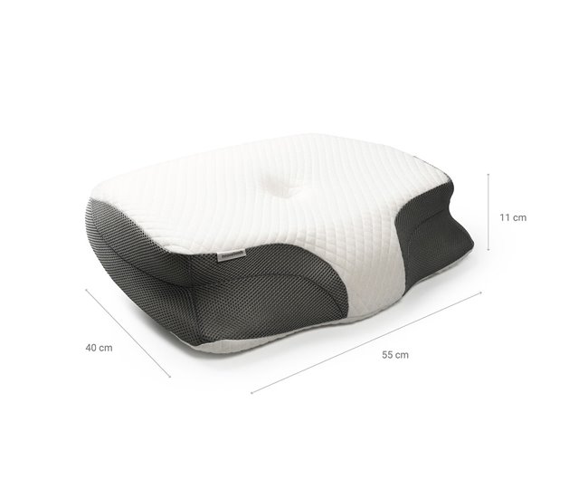 Almohada Cervical Ergonómica 3 en 1 Blanco
