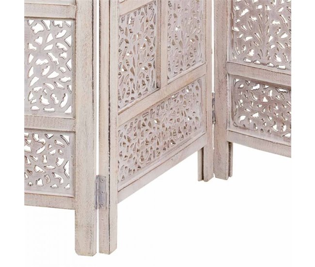 Paraban de madera  artesanal Blanco