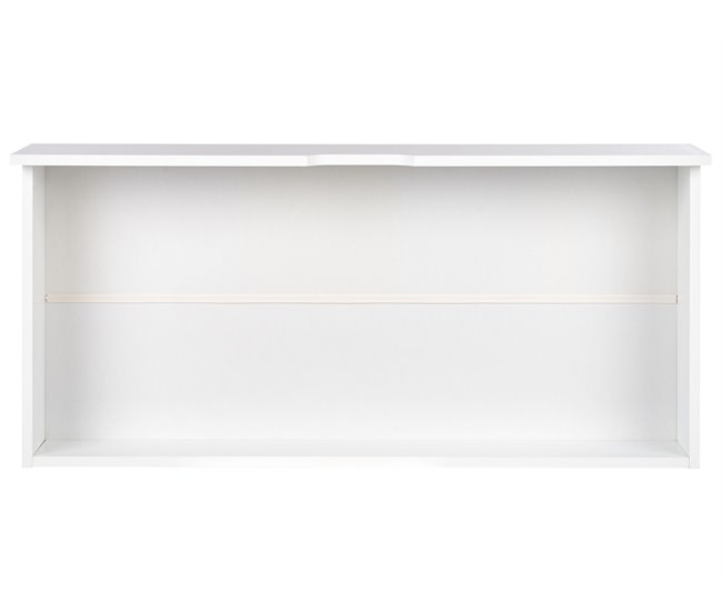 Beliani Conjunto de 2 cajones de cama Madera de pino EPANEY Blanco