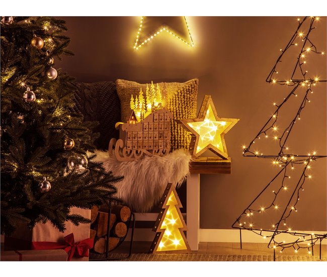 Beliani Figura decorativa JUVA Marron