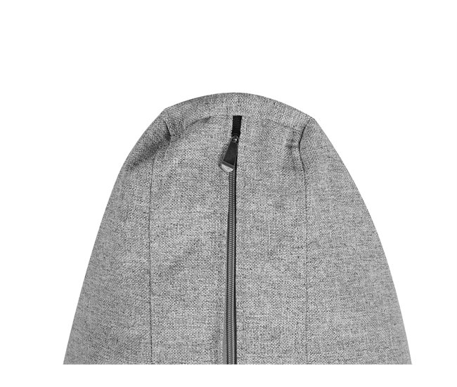 Beliani Sofá de 3 plazas Poliéster EKSJO Gris Claro