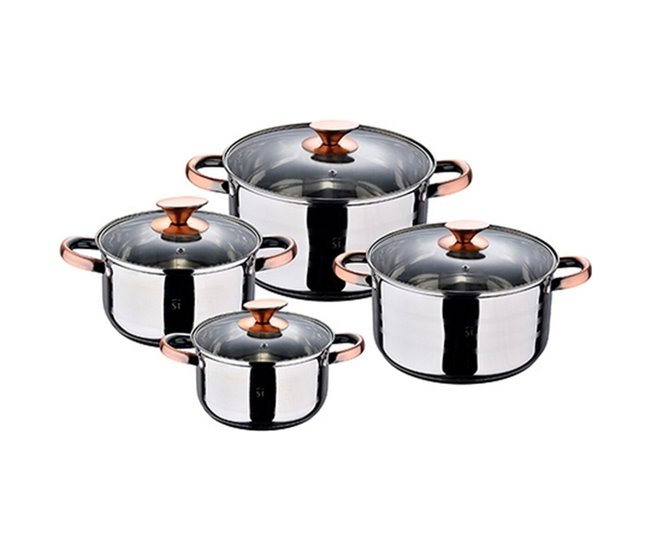Batería de Cocina Altea Plateado