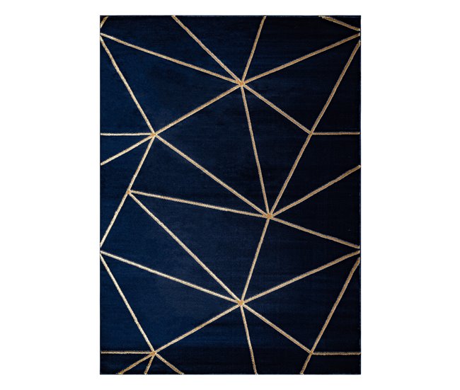 Alfombra EMERALD exclusivo 1013 glamour 120x170 Azul