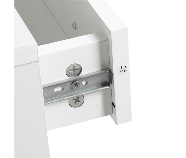 Conjunto Muebles de Entrada Tablero de partículas HOMCOM 90 Blanco