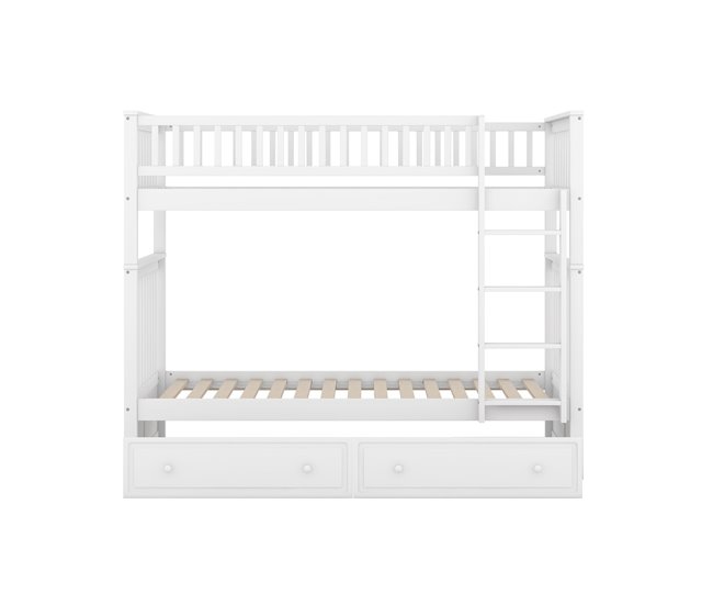 Camas literas 205x95 Blanco