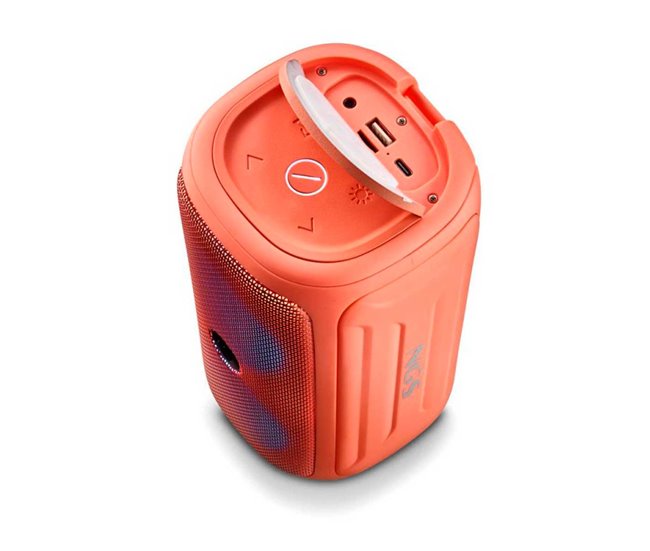 Altavoz portátil Roller Beast NGS 32W Bluetooth 5.0 Naranja