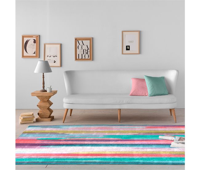Alfombra decorativa NAF NAF LOANE 120x170 Multicolor