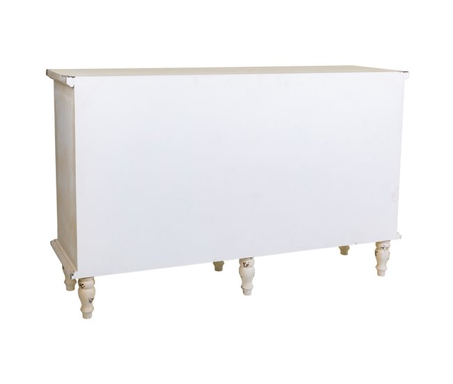 Aparador de madera 4 puertas Blanco