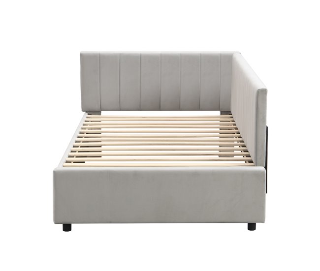 Camas individuales 97x197 Gris