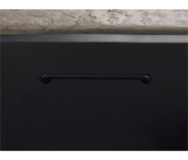 Beliani Fogón de madera KELUD Gris Claro