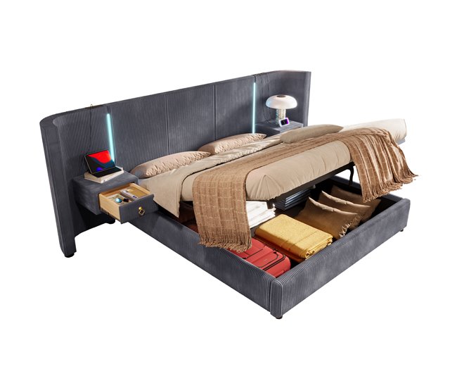 Canapés abatibles Gris