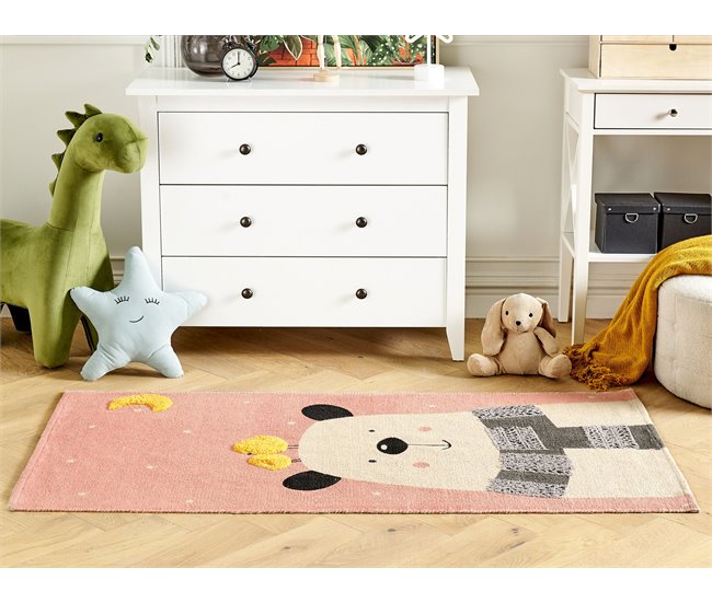 Beliani Alfombra para niños TAPAK Beige