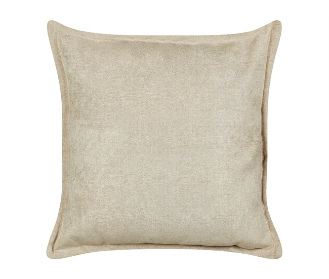 Beliani Cojín decorativo LAPSANA Beige