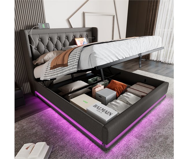 Canapés abatibles Gris