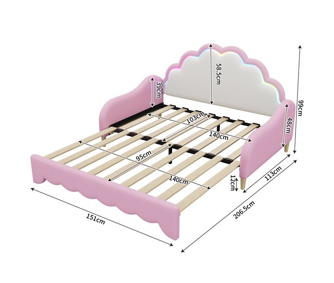 Sofá cama Blanco