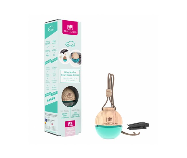 Ambientador coche aroma LIMPIO 6ml Azul
