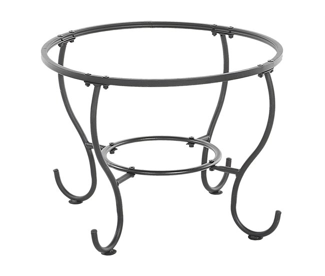 Beliani Fogón de madera NEGARA Negro