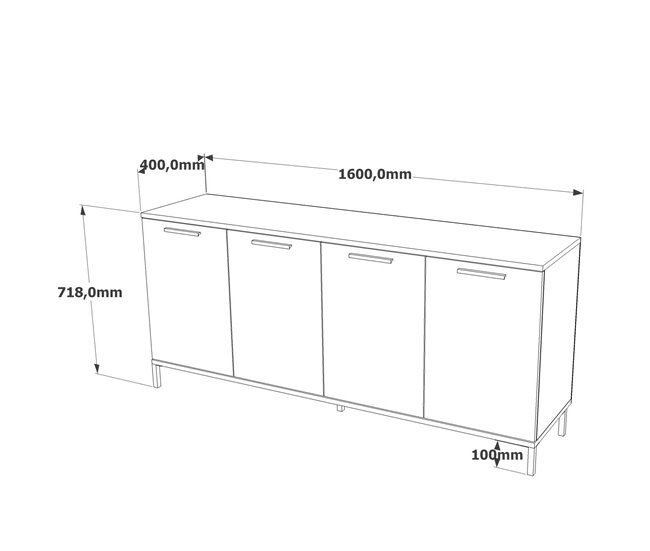 APARADOR QUEEN 160 Beige