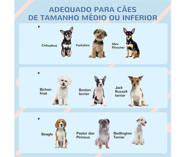 Caseta para Perros PP PawHut, mascotas - accesorios para perros Azul