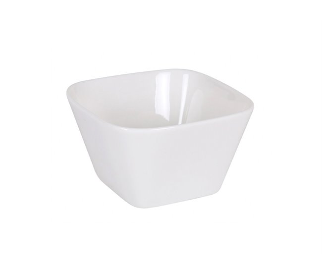 Bol SNACK 12x6cm ceramica blanca Blanco