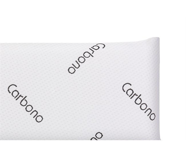 Almohada Viscoelástica Perforada De Carbono Blanco/ Negro
