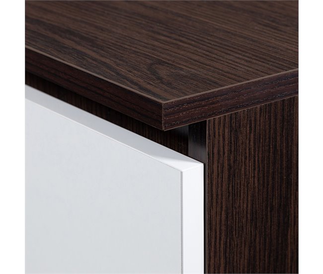 Armario de pared AKORD W40 3 estantes 40 Blanco/ Madera
