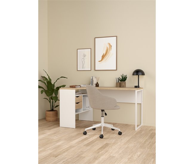 Mesa escritorio ACTION PLUS 2 Blanco