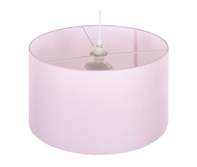 Beliani Lámpara de techo LOVU Rosa