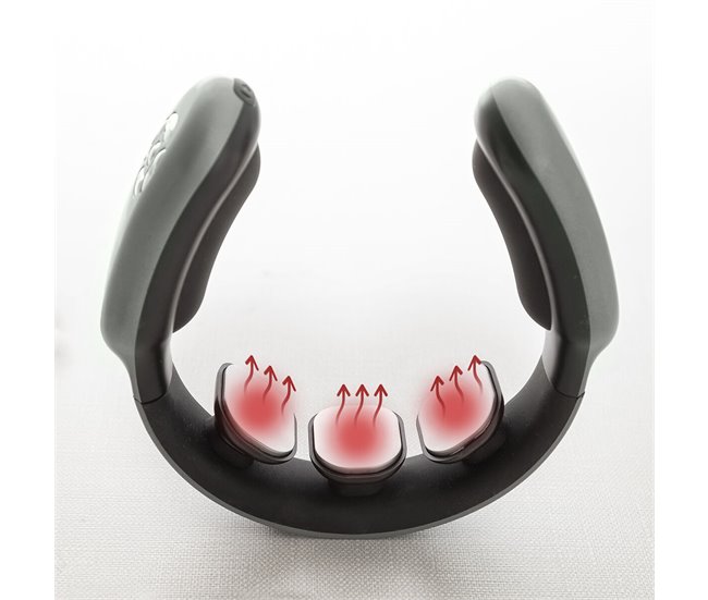 Masajeador Cervical Recargable con Mando Negro