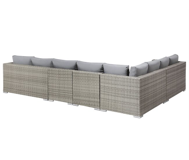 Beliani Conjunto longue XXL Beige