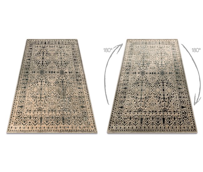 Alfombra de lana OMEGA PERONA oriental 200x300 Verde