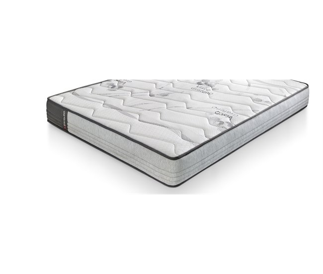 Colchón VISCO ROLL GRAF POCKET Muelles Ensacados + Visco Grafeno SOMNALIS PREMIUM Gris