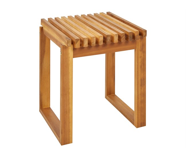 Beliani Mesa de jardín BELLANO Madera Clara