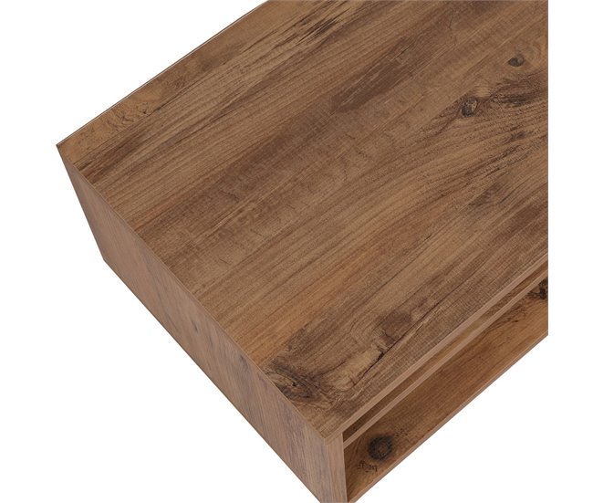 Mesa TV 100% Tablero de aglomerado rechapado en melamina Marron