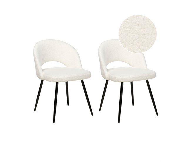 Beliani Silla de comedor ONAGA II Blanco