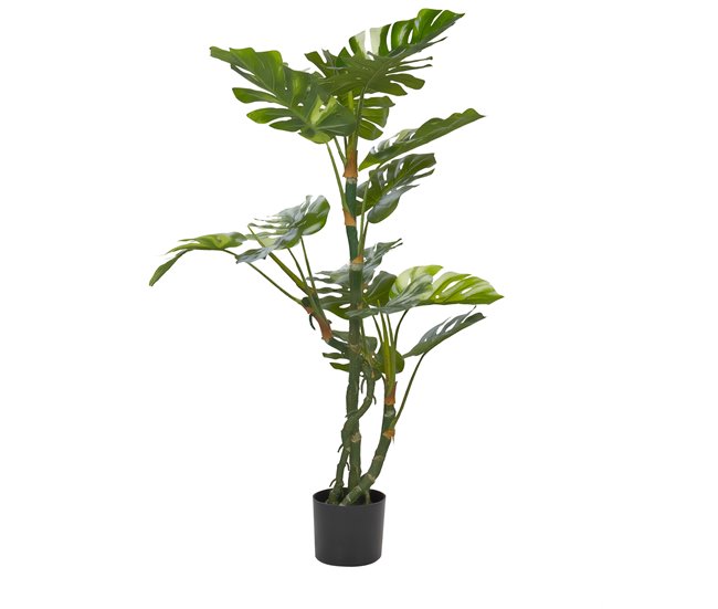 Beliani Planta artificial PLANTA MONSTERA Verde