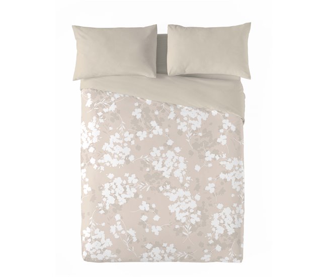 Funda Nórdica Estampada de Algodón Extrasuave LIGHT LEAVES 