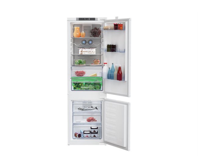 Frigorífico integrable Combi BEKO BCNA275E4SN Blanco