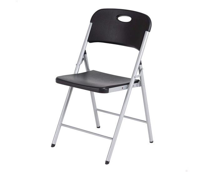 Silla plegable negra LIFETIME Negro