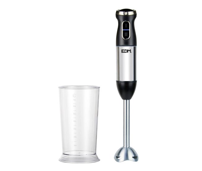 Batidora de mano EDM 600W con vaso medidor Inox