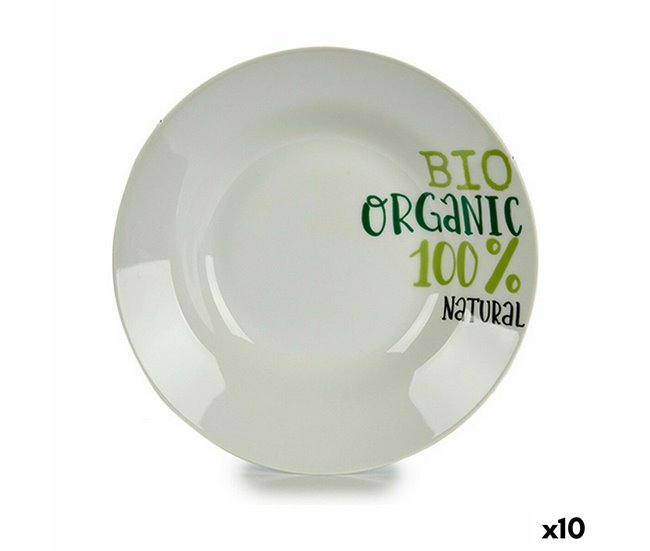 Plato Hondo Organic Blanco