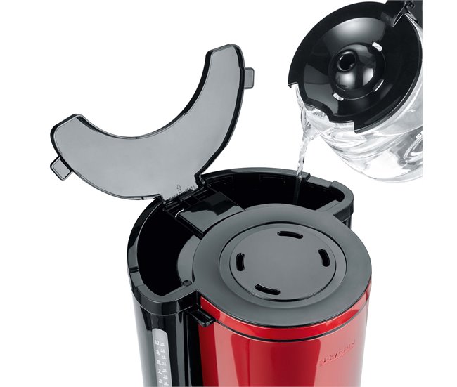 Cafetera de goteo, jarra termo 1 L Severin KA 4817 - 1000 W Rojo