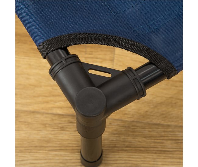 Cama Elevada para Mascotas Acero, Tela Oxford PawHut Azul