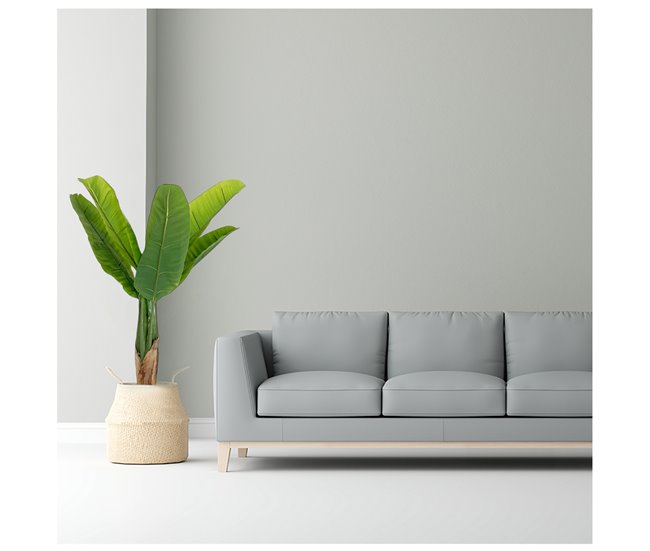 Acomoda Textil – Planta Artificial con Macetero. (Platanero) Verde