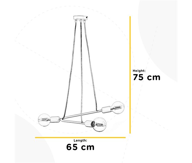 Lámpara de techo BOOMERANG marca ONLI LIGHTING Blanco