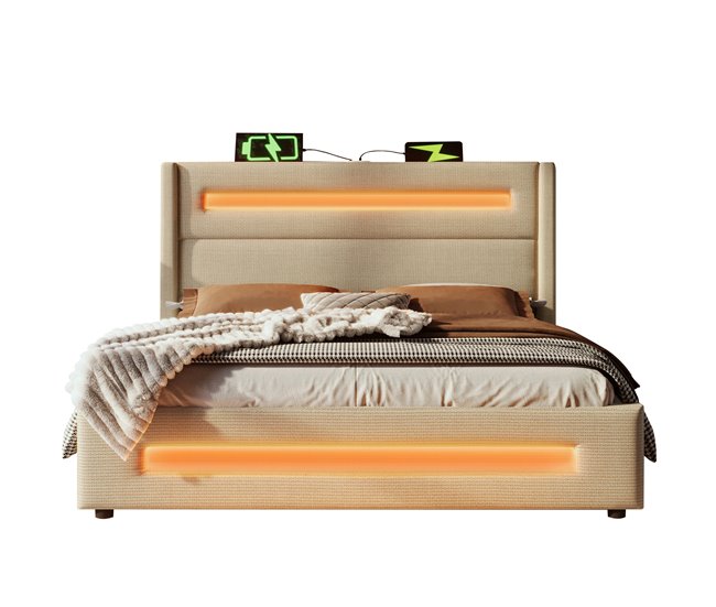 Canapés abatibles Beige