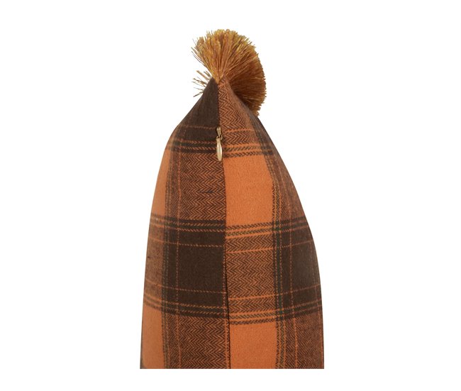 Beliani Cojín decorativo BARJA 45x45 Naranja